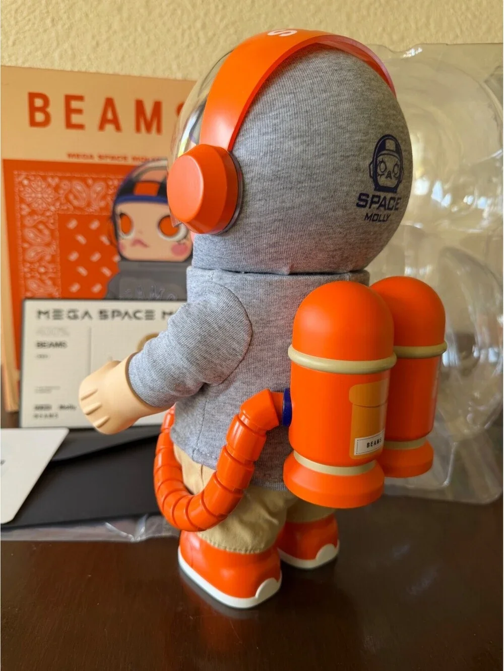 Authentic Pop Mart Mega Space Molly 400% Beams New Limited Edition Open Box